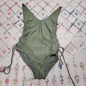 Aerie Green One-Piece Swimsuit